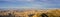 Panoramic view towards San Joaquin river, Pittsburg and Antioch from the summit of Mt Diablo