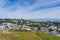 Panoramic view towards Sutro tower, Twin Peaks and downtown San Francisco from Mt Davidson, San Francisco, California