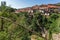 Panoramic view of town of Kratovo, Republic of North Macedonia