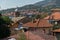 Panoramic view of town of Kratovo, Republic of North Macedonia