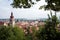 Panoramic view of town of Ptuj