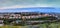 Panoramic view of tract homes along the Dana Point coast