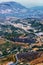 Panoramic view with Trapani city in Erice Sicily Italy