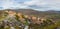 Panoramic view of Trevejo, Caceres, Extremadura, spain