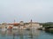 Panoramic view of Trogir in Croatia