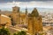 Panoramic view Trujillo. Scenic view from the castle. Caceres province. Spain