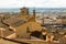 Panoramic view Trujillo. Scenic view from the castle. Caceres province. Spain