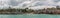Panoramic View of Tulum Ruins from the Ocean