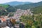 Panoramic view of Tursi. Basilicata. Italy.