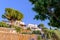 Panoramic view of Typical Aegean architecture houses