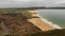 Panoramic view of unspoiled Portsalon beach