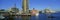 Panoramic view of the USS Constitution in Inner Harbor, Baltimore, MD