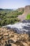 Panoramic view of the valley from above Phantom Falls waterfall, North Table Mountain Ecological Reserve, Oroville, California