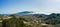 Panoramic view of the valley, the old capital of the island of San Cristobal de La Laguna.