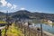 Panoramic view on the valley of the river Moselle