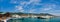 Panoramic view of Varazze Marina in Liguria, Italy