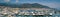 Panoramic view of Varazze Marina in Liguria, Italy