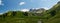 Panoramic view of Velika pleca hill Sutjeska national park in Z