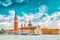 Panoramic view of Venice from the Campanile tower Island of Saint Giorgio MaggioreIsola di S. Giorgio Maggiore with San Giorgio