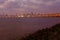 Panoramic view of the Victoriaâ€™s necklace along the marine drive in Mumbai