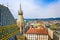 Panoramic view of Vienna old town