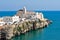 Panoramic view of Vieste. Puglia. Italy.