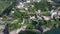 Panoramic view of Vietri sul Mare from Salerno, Italy,