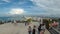 Panoramic view from the Viewpoint to Pattaya city beach at Pratumnak. Time Lapse. Thailand, Pattaya