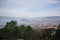 Panoramic view of Vigo from ruins of Vigo castle, Vigo, Galicia, Spain