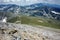 Panoramic view from Vihren Peak to Vlahini lakes, Pirin Mountain