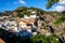 Panoramic view of the village of Frigiliana, Andalusia, Spain.