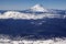 Panoramic view from Villarica Volcano, Chile.