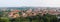 Panoramic view of Vilnius old town, Lithuania