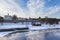 Panoramic view of Volkhov river and Kremlin