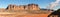 Panoramic view Wadi Rum desert, Jordan