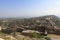 Panoramic view at the wall and surroundings of Kumbhalgarh Fort, Rajasthan, India