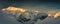 Panoramic view of west Tatra mountains