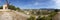 Panoramic view and windmill in Gardanne