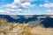 Panoramic view of Wolgan Valley along the Wolgan River in the Lithgow Region of New South Wales, Australia.