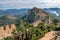 Panoramic view of Xativa Castle, Valencia, Spain