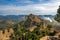 Panoramic view of Xativa Castle, Valencia, Spain