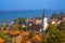 Panoramic view of Zemun, Belgrade