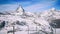Panoramic view of Zermatt & Matterhorn Mountain