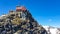 Panoramic view on the Zittelhaus Sonnblick Observatory on the summit of Hoher Sonnblick in the High Tauern Alps in Carinthia,