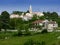 Panoramic view at Zminj,istrian village in Croatia