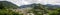 Panoramic view of Zunil, Quetzaltenango, Guatemala