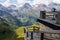 A panoramic viewpoint stop on the Grossglockner High Alpine road, between Austria and Italy