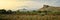 Panoramic views of the Agave mountains in the background