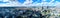 Panoramic views of Brussels from high above