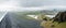 Panoramic views from Dyrholaey lighthouse, Iceland